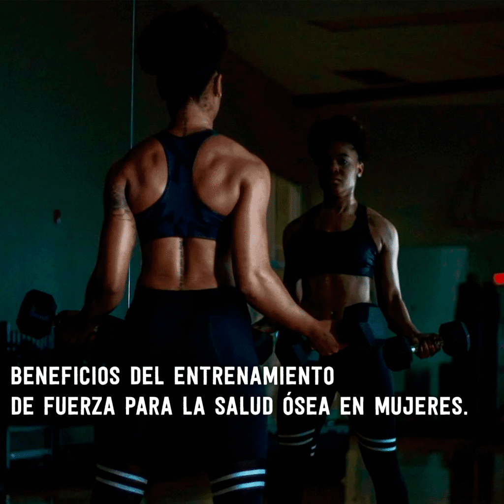 beneficios del entrenamiento de fuerza para la salud osea en mujeres
