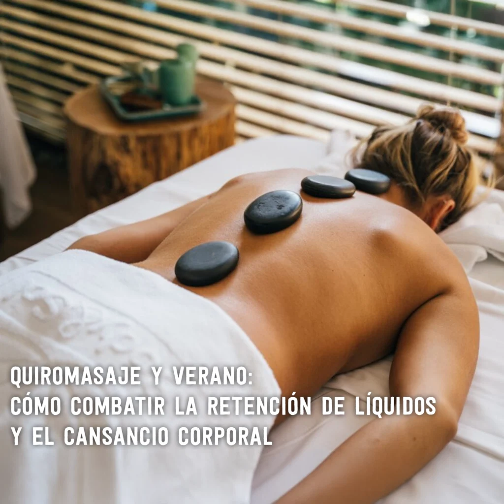 quiromasaje y verano cómo combatir la retención de líquidos y el cansancio corporal