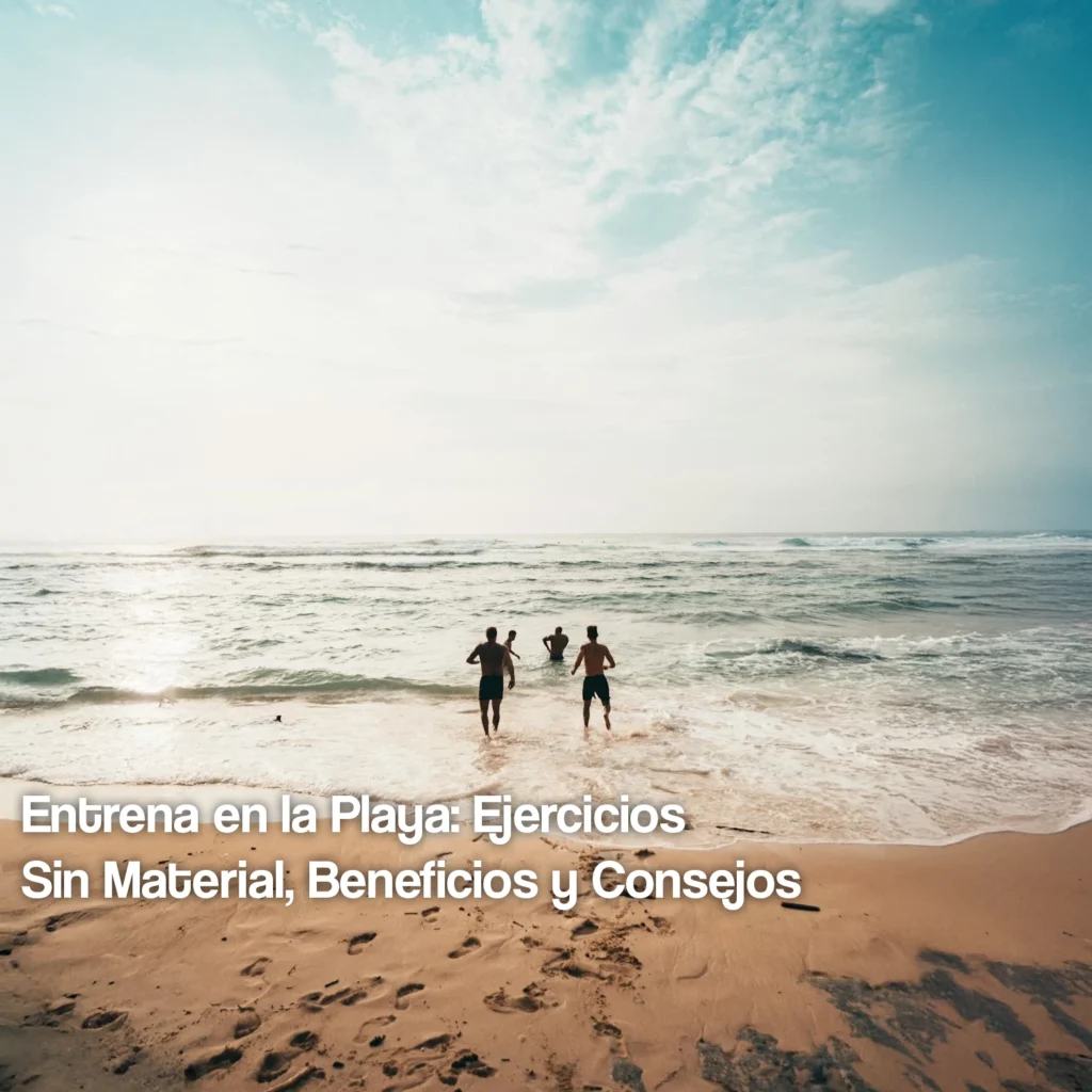 Entrena en la Playa: Ejercicios Sin Material, Beneficios y Consejos ejercicio playa